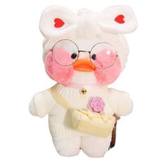 I'CLE Ella 鴨子公仔玩偶, 30cm, 白色, 1個