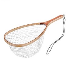 BOOMS FISHING N01 矽膠木柄撈網 BFFNN0124C00, 混色