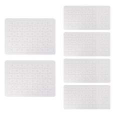 Uniart 繪畫拼圖 54p 小, 白色, 10個