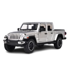 MOTOR MAX 1:27 2021吉普Gladiator Overland合金車 79365, 銀