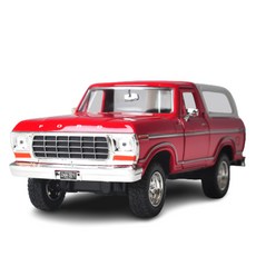 MOTOR MAX 1:24 1978福特Bronco模型車 79373, 紅色