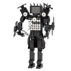 스키비디토일렛 블록 타이탄 TV맨 538PCS, 혼합색상, 1개