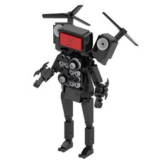 斯基比迪廁所積木 TV人 185片, 混合色, 1個