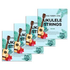 KHONEIM 烏克麗麗弦 N 4入, 3W073, 單一顏色, 1個