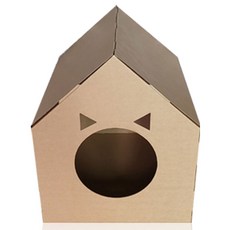 nature pet 紙製方形貓屋 躲貓貓屋, 單一顏色