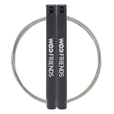 WOD FRIENDS Hyperloop CrossFit 室內用競速跳繩 RPM, 1個, 黑色