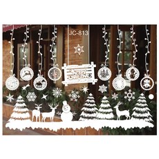 Oibai 聖誕節窗戶貼紙, 01