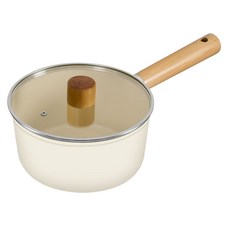 Dream Chef IH電磁爐適用Oslo Krem陶瓷單柄鍋, 1個, 18cm, 混色