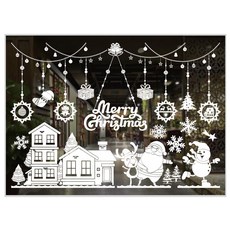 Oibai 聖誕節窗戶貼紙, 23