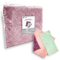 퓨어룸 神奇雙面超細纖維廚房天鵝絨抹布 2款 x 10入組, 1套