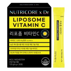 NUTRICORE x Dr 脂質體維生素 C(維生素 C)1000 WCS Nocestem 脂質體(1 個月), 1個, 120g