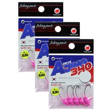 CATS CLAW Aji 汲鉤 340 粉紅色 AJ340, 3個, 6入