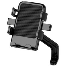 하이어리 오토바이 우산 휴대폰 거치대 일반용, 블랙, 02