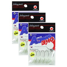 CATS CLAW 竹莢魚釣汲鉤頭 340 白色 AJ340, 3個, 6入