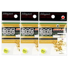 CATS CLAW 305 微型圓頭汲頭鉤 金色 CC305, 12入, 3個