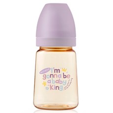 마더케이 베이직 PPSU 무꼭지 젖병 베베, 라일락, 180ml, 1개