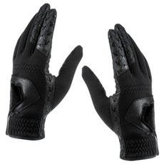 Volvik 防寒高爾夫手套 雙手用, 1組, 黑色(皮質)