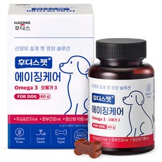 후디스펫 강아지 영양제, 80g, 오메가3, 1개