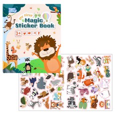 happyplay 幼兒動物魔法貼紙書, 請參考詳細說明, 單卷