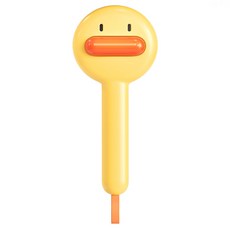 Neojjang 寵物鴨子一鍵式毛刷, 1個, 黃色