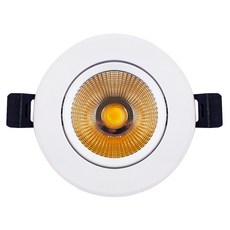 WONHA DO 直旋筒燈 COB LED 9W 暖白光 無頻閃, 白色, 1個