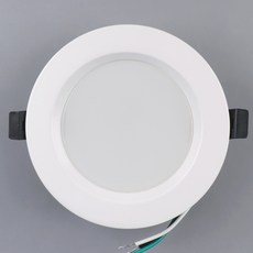 WONHA DO 簡約不閃爍LED崁燈 12W 白光, 1個, 白色