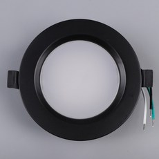 원하 DO 심플 다운라이트 LED 10W 주백색 플리커프리, 블랙, 1개