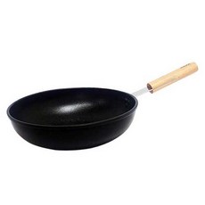 感應爐適用木柄深炒鍋, 1個, 28cm