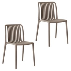 하우스레시피 밀라 모던 체어, 마일드그레이, 2개