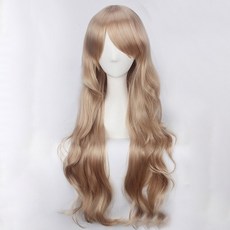 女款 Innerwin 長波浪全假髮 80 cm, 1個, 灰金