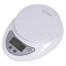 K page 家用托盤數位廚房秤, 混合色, KPS-10WH, 1公斤