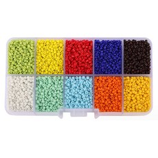 Alode 五彩繽紛 3mm 串珠 DIY 套組, TYPE 01, 1套