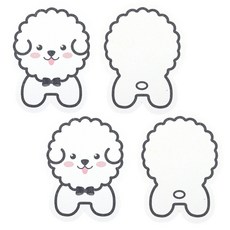 써니엔조이 제로웨이스트 식물성 셀룰로오스 생분해 압축수세미 비숑, 4개입, 1개