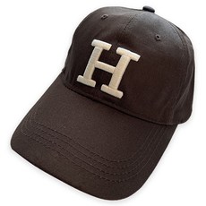 이츠굿텐 H 레터링 야구모자 남녀공용 심플 데일리 볼캡