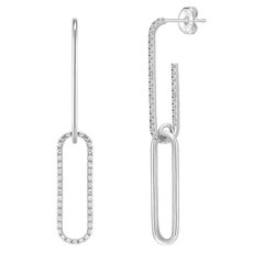 폴브리알 여성용 체인 루프 귀걸이 PYBE0231