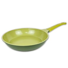 KOMAN IH爐適用Shine Green系列陶瓷不沾平底鍋, 1個, 28cm