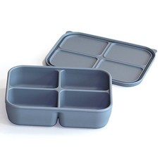 mommy's table 矽膠密封保鮮盒, 深灰色, 1個