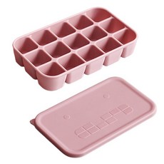 mommy's table 矽膠密封保鮮盒, 淺粉色, 1個