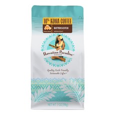 牛奶糖風味夏威夷可娜咖啡粉, 未研磨, 198克, 1包