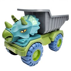 恐龍工程車玩具 08 三角龍傾卸卡車, 混合顏色