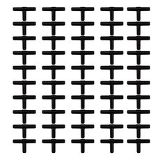 Five Ocean觀賞魚用T型連接管 黑色, 50個