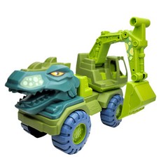 DINOSAURENGINEERING 공룡자동차 중장비 작동완구, 티라노포크레인, 1개