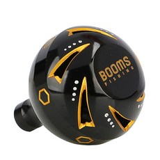 BOOMS FISHING K01 捲線器改裝用握丸, 黑色, 1個
