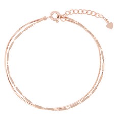 폴브리알 여성용 사각 바 두줄 팔찌 PYSB0154 + 쇼핑백