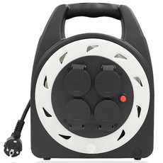 TGIC 電纜捲盤 4孔 XS-XPH2-1 1.0SQ, 1個, 25m