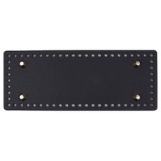 Jinga包底 圓角方形 23 x 9 cm, 1個, 黑色