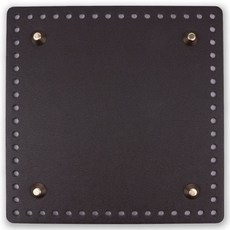 Jingga包包底板 方形圓角 17 x 17 cm, 1個, 深棕色