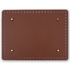 Jinga包底 圓角方形 25 x 19 cm, 1個, 棕色