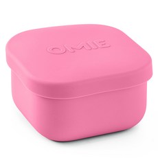 OMIE 오미스낵 矽膠保鮮盒 粉紅色, 1個