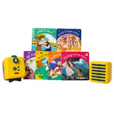 KidsWithBooks 故事電影院 + 聖經童話書6本 + 6包卡片 + 卡片收納盒套組, 裴允善, 尹美京